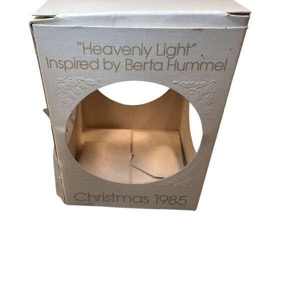 Schmid Berta Hummel Heavenly 1985 Christmas Glass Ornament 12th Limited Edition - Picture 3 of 10
